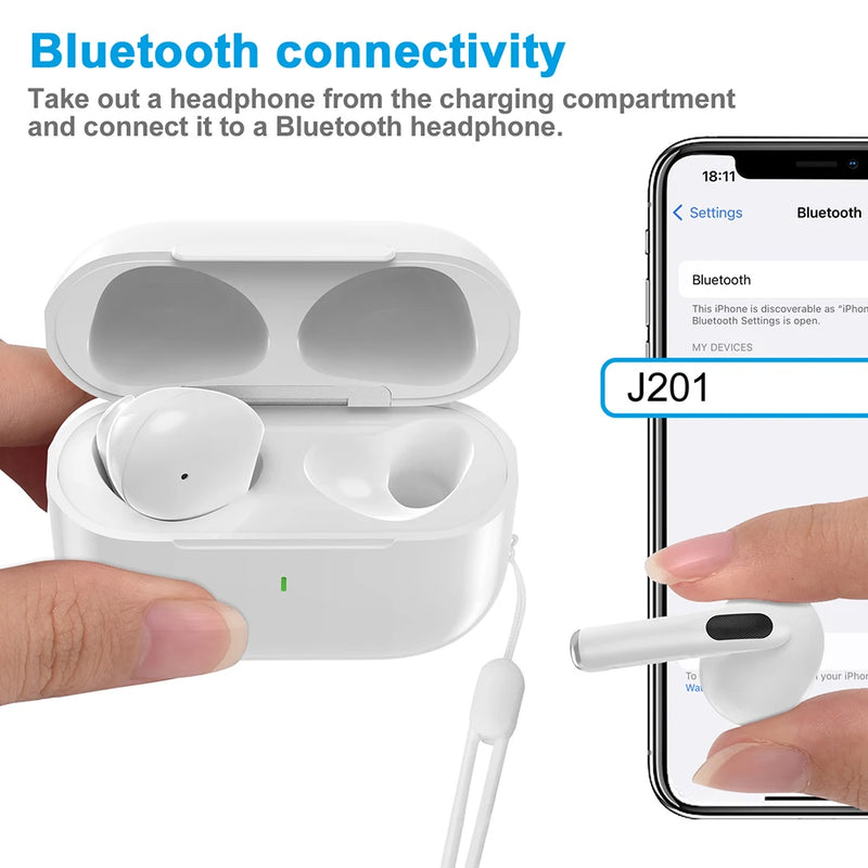 Fone de Ouvido Bluetooth 5.3 – Som Potente e Conforto Máximo!